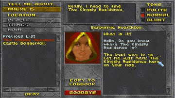 Lets Play The Elder Scrolls II: Daggerfall - Episode 2 - Joining a Guild