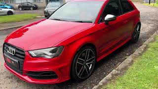 2015 Audi S3 Quattro *Black Styling Pack* on sale at TVS Specialist Cars