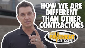 How We Are Different from Other Contractors | The Pavement Group