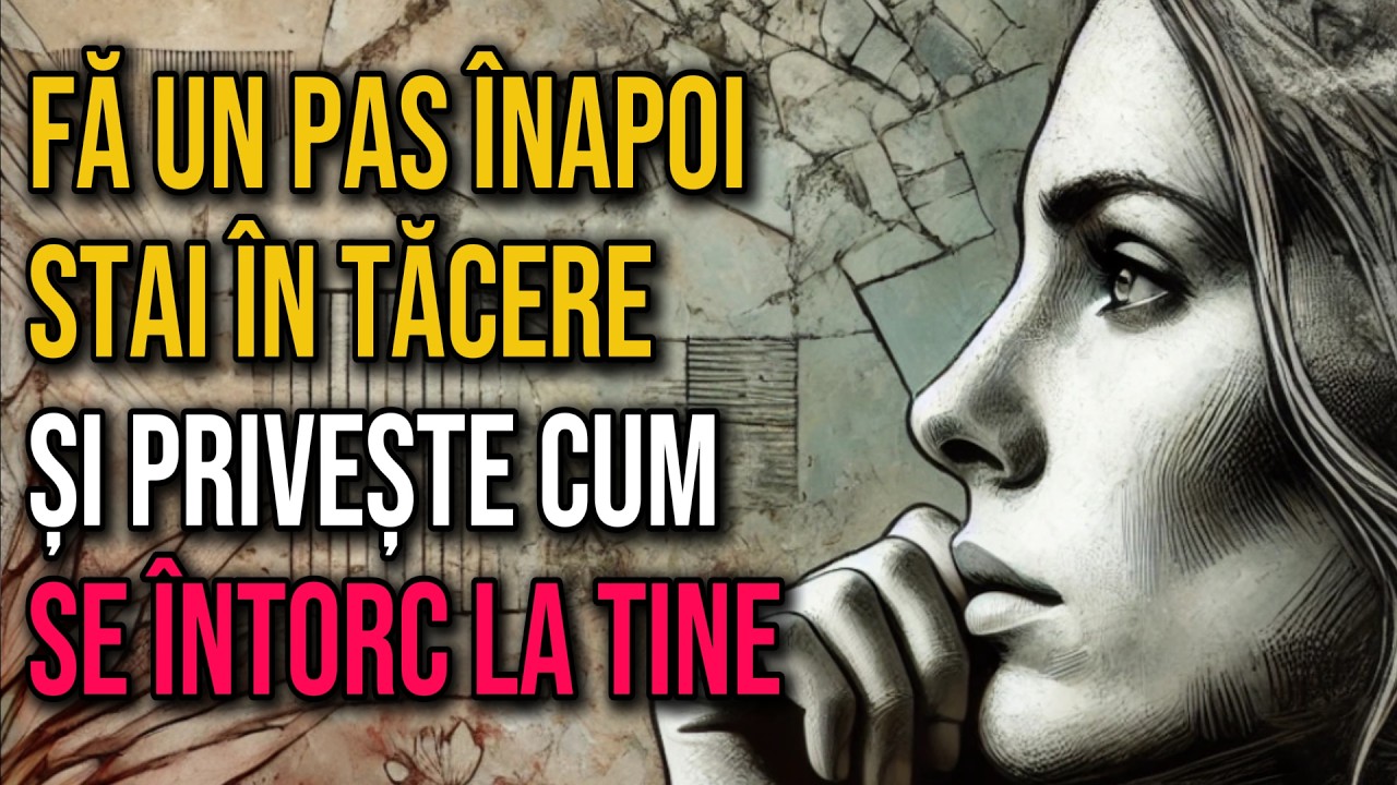 Fă un pas înapoi, stai în tăcere și privește cum vin spre tine |  ÎNȚELEPCIUNE STOICĂ