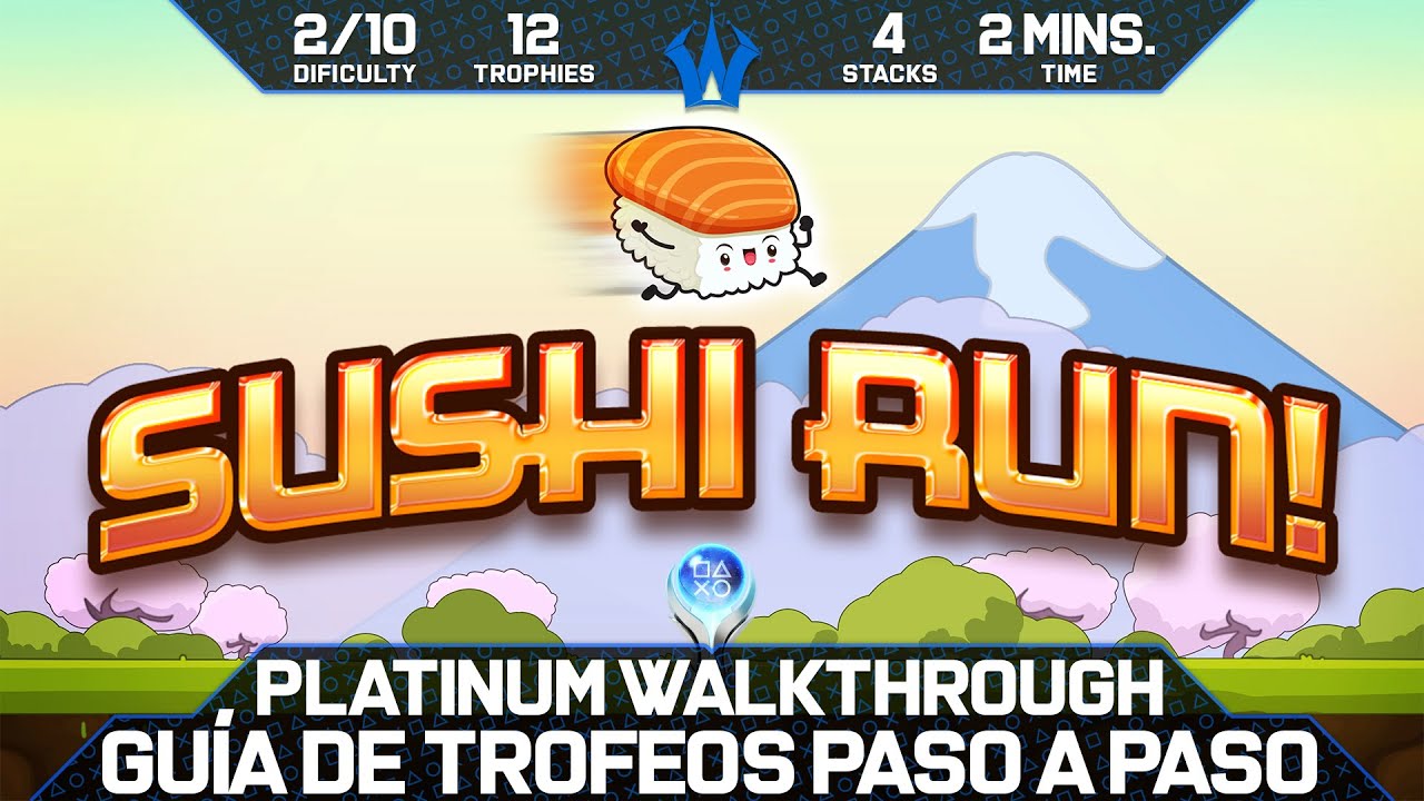Sushi Run 🏆 Guía de Trofeos y Logros | Trophy & Achievements Guide | Walkthrough