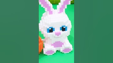 🌈 DIY Magic! Building a Cute Rabbit with ZMBlock Blocks 🥕🐰 | Fun & Easy Assembly for Kids!