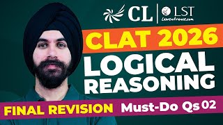 Clat 2026 Logical Reasoning Preparation Final Revision 03 Must Do ...
