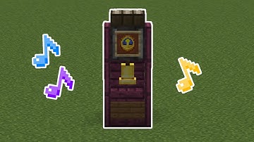 working grandfather clock in minecraft