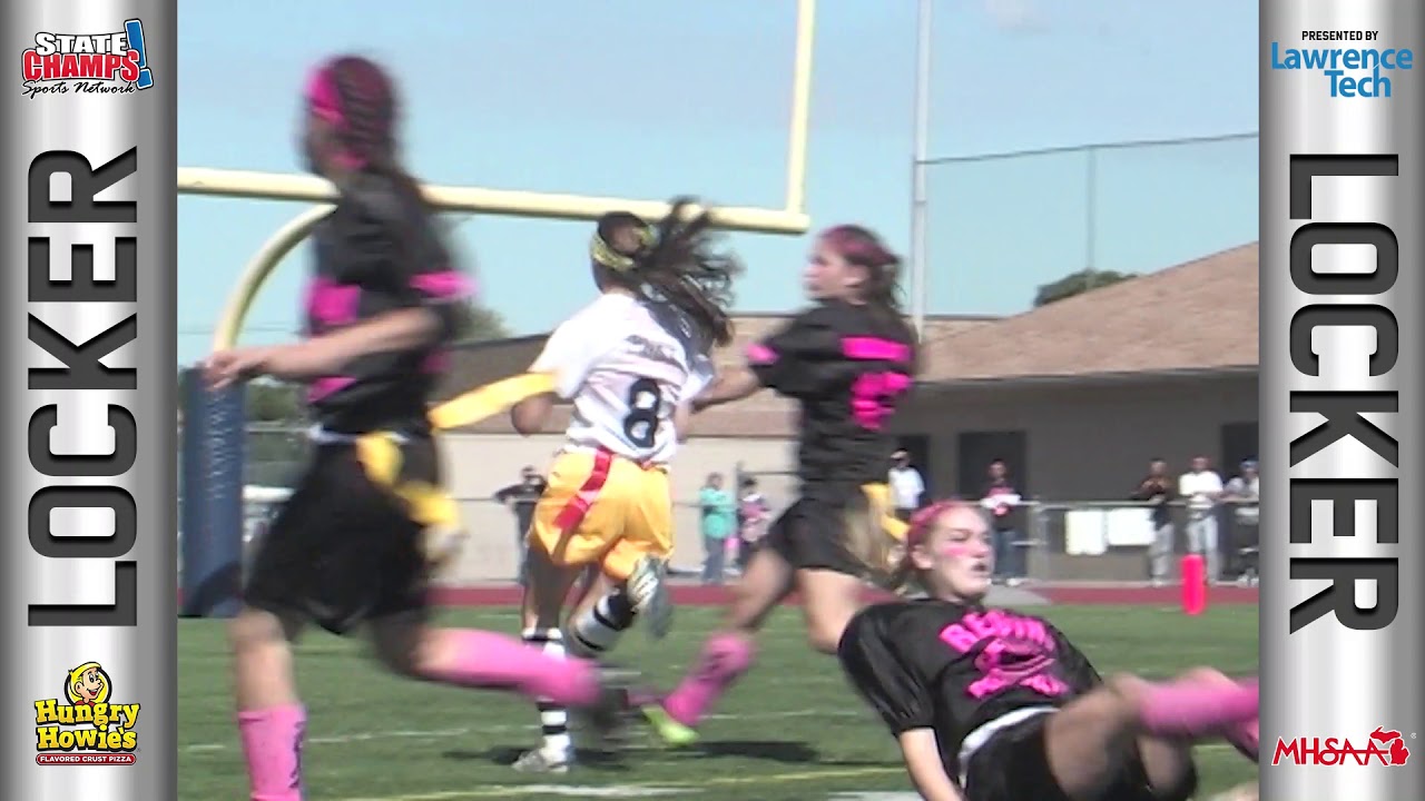 Marian vs Regina Powder Puff Football 92511 STATE CHAMPS! MI