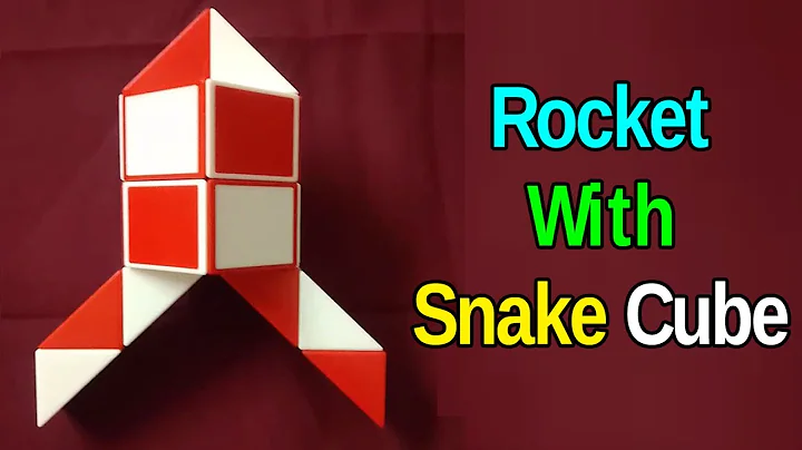 How To Make Rocket With Snake Cube or Rubik's Snake Puzzle | Trendz Videos