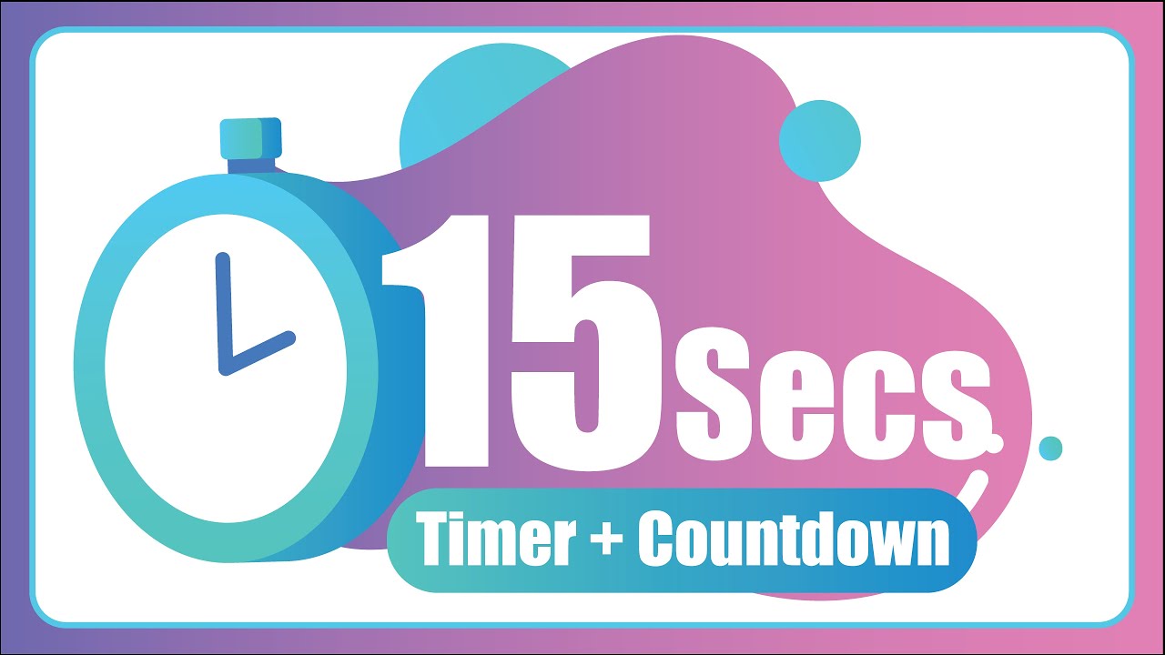 15 Seconds countdown Timer ⏱ with Alarm 🚨 (The Moments) - YouTube