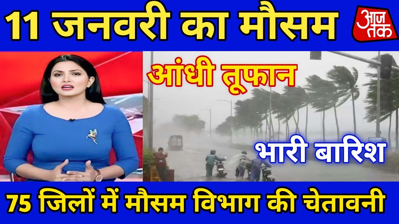 11 जनवरी का मौसम  today weather update, heat wave,