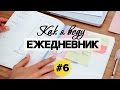 КАК Я ВЕДУ ЕЖЕДНЕВНИК | Выпуск #6