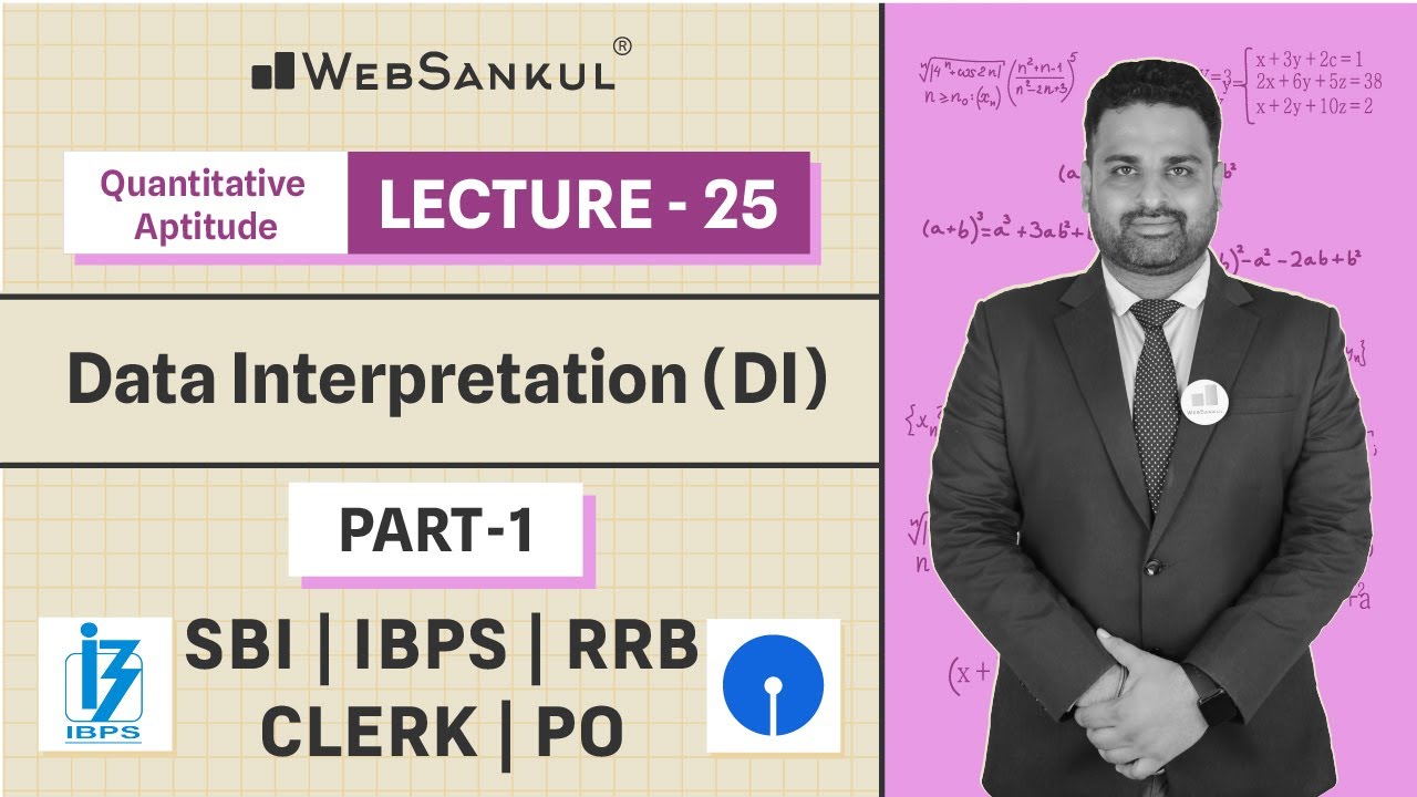 Lecture 25 : Data Interpretation Part 01 | SBI | IBPS | RRB | CLERK ...
