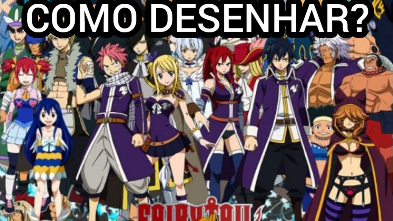 2° Edição  Desenhando personagens de animes (Fairy Tail