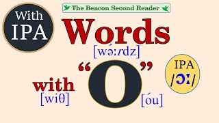 Words with “o” with IPA (International Phonetic Alphabet)