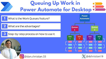 Queuing Up Work in Power Automate for Desktop