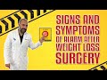 Signs and symptoms of alarm after weight loss surgery  questions  answers  endobariatric  dr a