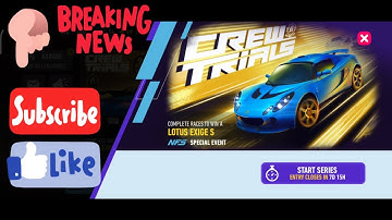 New car event. day -1 win Lotus Exige S #nfs #automobile #nolimits #samsung