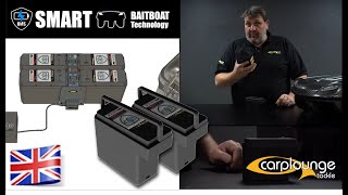 [EN] RT4 Baitboat | #SMART #DIGITAL #BATTERY System | 4S LiIon IP67 Plug & Play BMS Multi Charge
