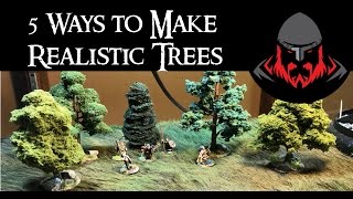 5 Ways to Make Realistic Wargaming Trees