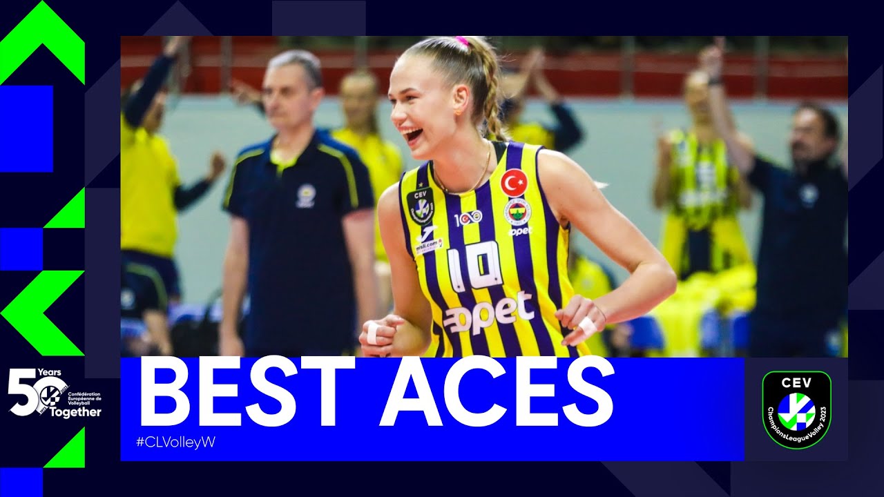 SERVE LIKE A PRO with Arina Fedorovtseva, Ebrar Karakurt and More I CEV Champions League Volley