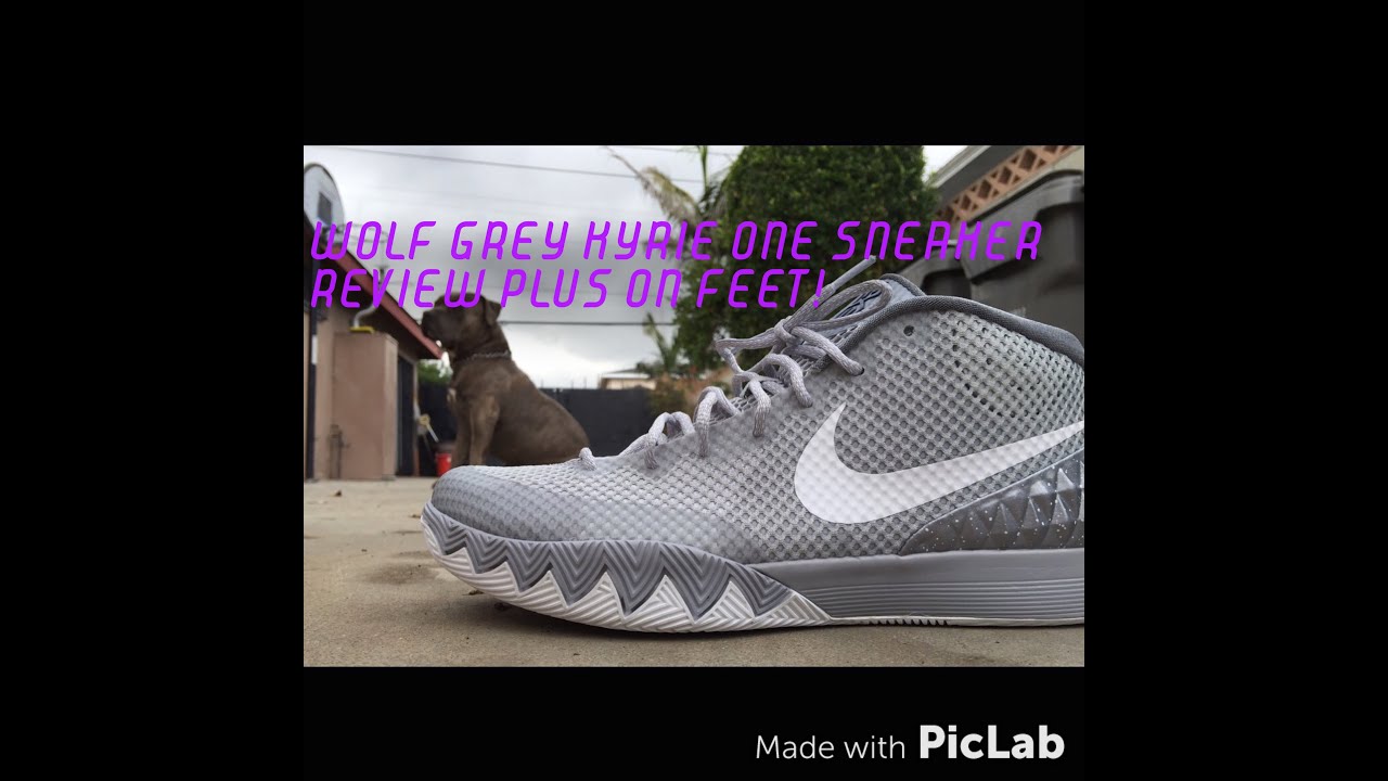 KYRIE 1 Wolf Grey close up review + on feet