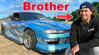 Brother Reacts To my 556hp Drift Car!