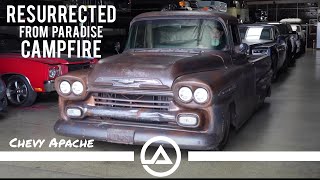 Chevy Apache Truck Resurrected From Paradise Campfire Turned Slammed Ls Cruiser