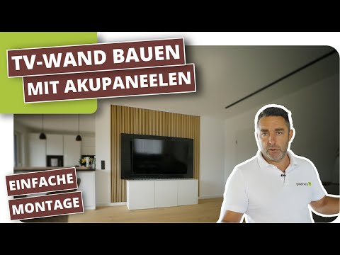 TV Wand mit Akupaneelen @planeo_