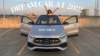 Buying My Dream Car at 20! Mercedes Benz GLA 250 w AMG Package + Car Tour, Night Time Drive