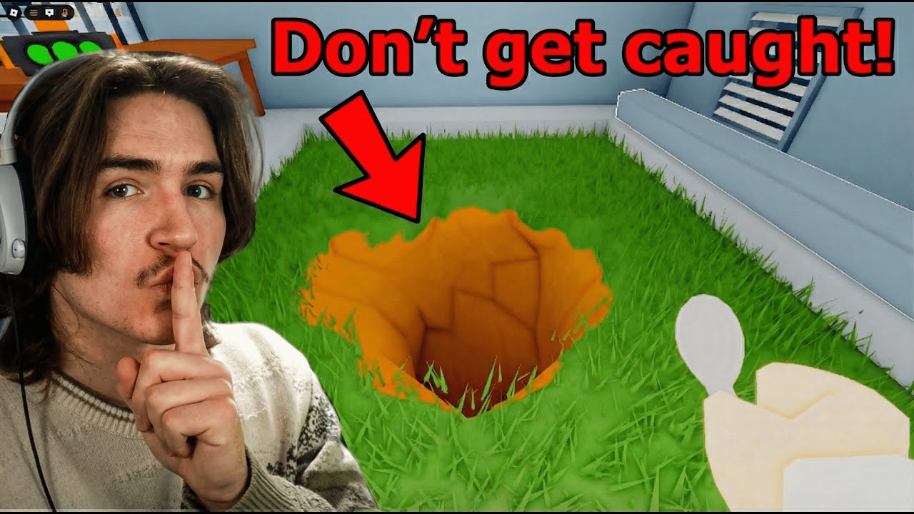 Я сбежал из тюрьмы, имея при себе только ложку, в Roblox...