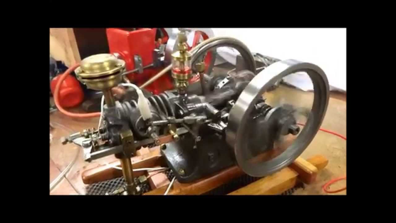 Associated Air Cooled Model Hit and Miss Gas Engine - YouTube