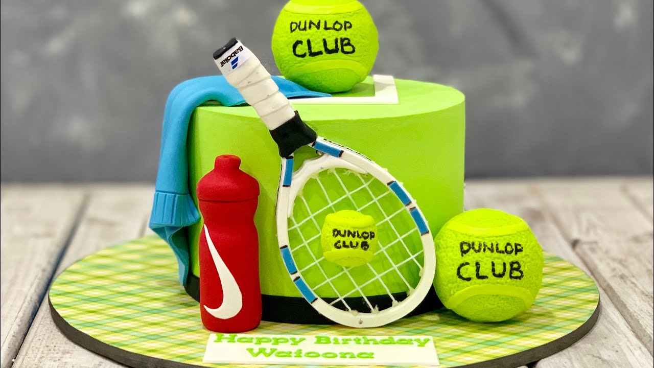 Tennis Cake Tennis Racket Cake Youtube Tennis Cake Tennis Racket Cake Tennis Birthday