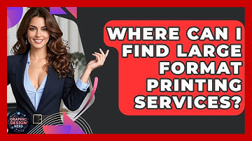 Where Can I Find Large Format Printing Services? - Graphic Design Nerd