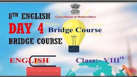 8th English Bridge Course Activity 4 Urdu Medium Question Answer