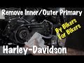 Harley Inner & Outer Primary Housing, Clutch, Compensator Sprocket, Chain Removal-DIY