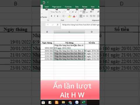 Bật mí cách xuống dòng trong excel chỉ trong 3s | Nguyễn Thị Hường Shorts mới nhất 2023