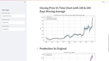 Stock Price Prediction using Machine Learning
