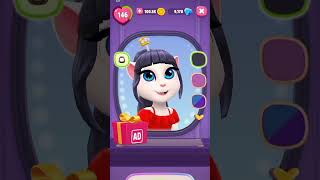 Diana makeup my talking angela 2 #mytalkingangela2 #angela2 #shorts