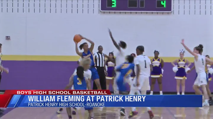 Boys High School Basketball : William Fleming at P...