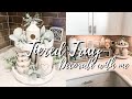 HOW TO STYLE & DECORATE A TIERED TRAY | MODERN FARMHOUSE HOME DECOR 2020