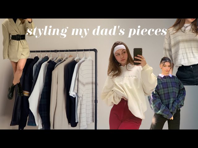 Reporter Hotellet kaustisk STYLE WITH ME | using my dad's clothing pieces! - YouTube