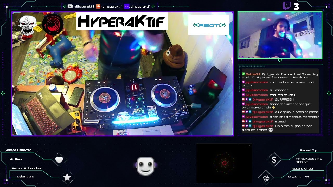 DJ HyperaKtif mix session Hardcore to Frenchcore November 10th 2021