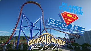 Superman Escape | Planet Coaster | Movie World screenshot 5