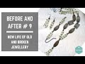 Before and After #9 | Ideas for Beaded Chain | Upcycling Broken Jewellery | DIY &amp; Crafts