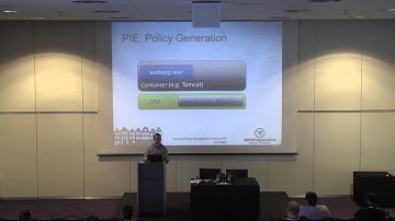 AppSec EU15 - Ian Haken - Security Policy Management: Easy as PIE