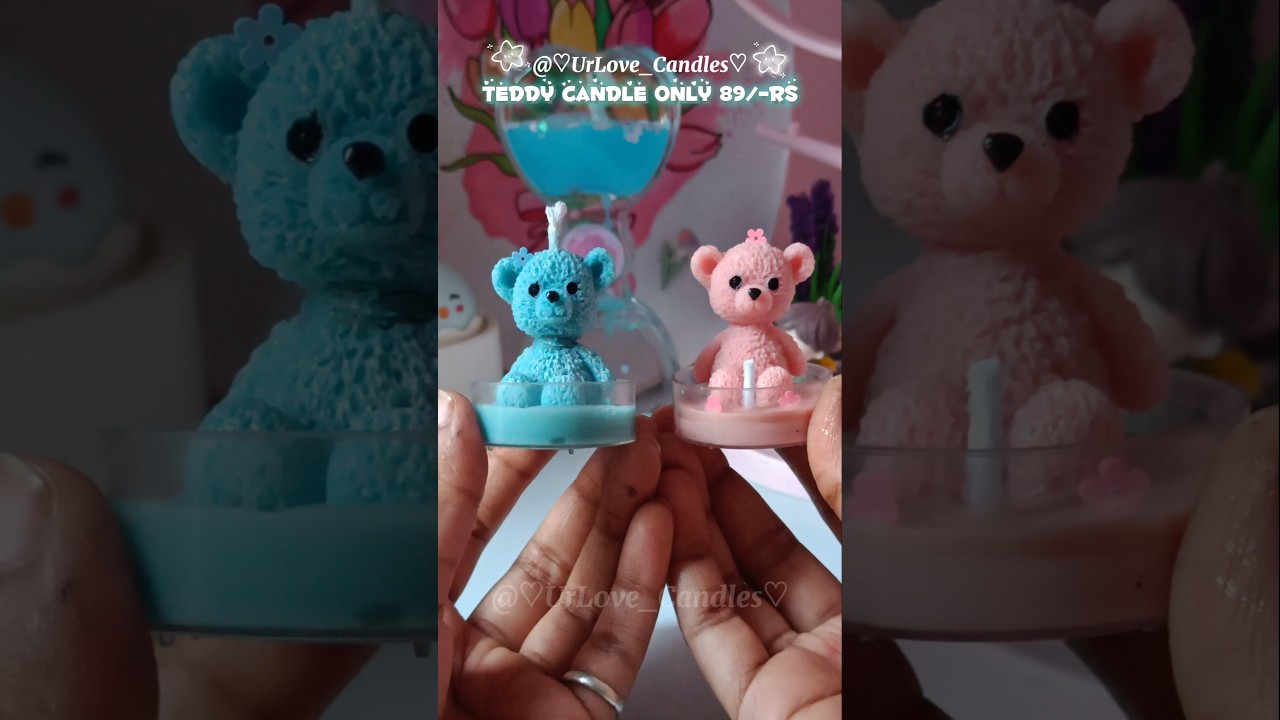 🩵Teddy bear Candle✨ 