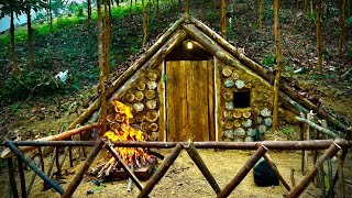 Alone built a cellar as a shelter in the forest | Mr Trinh bushcraft