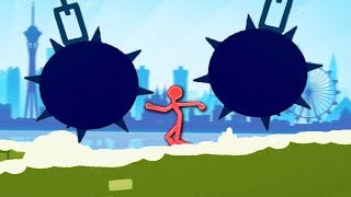 БЕГИ, ЭТО ЛОВУШКА! ШАНС 00.1% НА СПАСЕНИЕ ОТ МНОГОТОННЫХ БОМБ С ШИПАМИ В STICK FIGHT 2