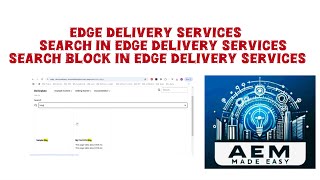 EDS #11 | Search in Edge Delivery Services | How to use out of box Search block in EDS