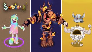 Epic Seasonal Monsters Comparison on All Island | My Singing Monsters