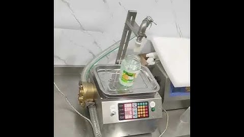 Máy chiết rót có trọng lượng, hoàn toàn tự động, dùng chiết dầu ăn, keo, chất lỏng, nhớt