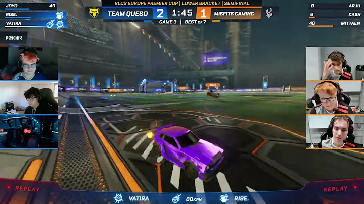 Vatira INSANE DOUBLE TAP READ! Team Queso vs Misfits Gaming